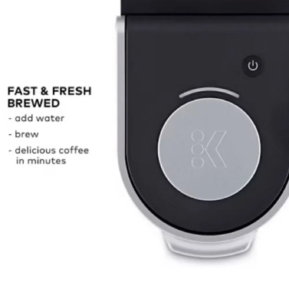 NIB New Black Keurig K-Mini Single-Serve K-Cup Pod Coffee Maker. Compact Kitchen